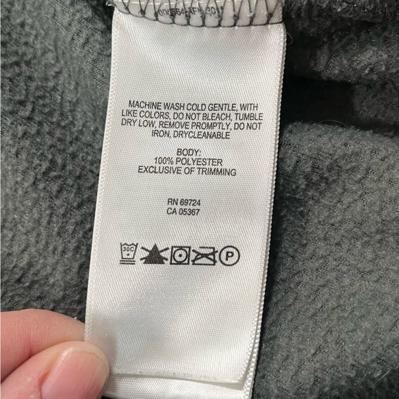 Columbia Full Zip Gray Fleece Jacket Men's XXL - Picture 5 of 8